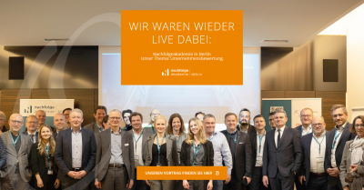 Nachfolgeakademie Berlin – Unser Thema: Unternehmensbewertung